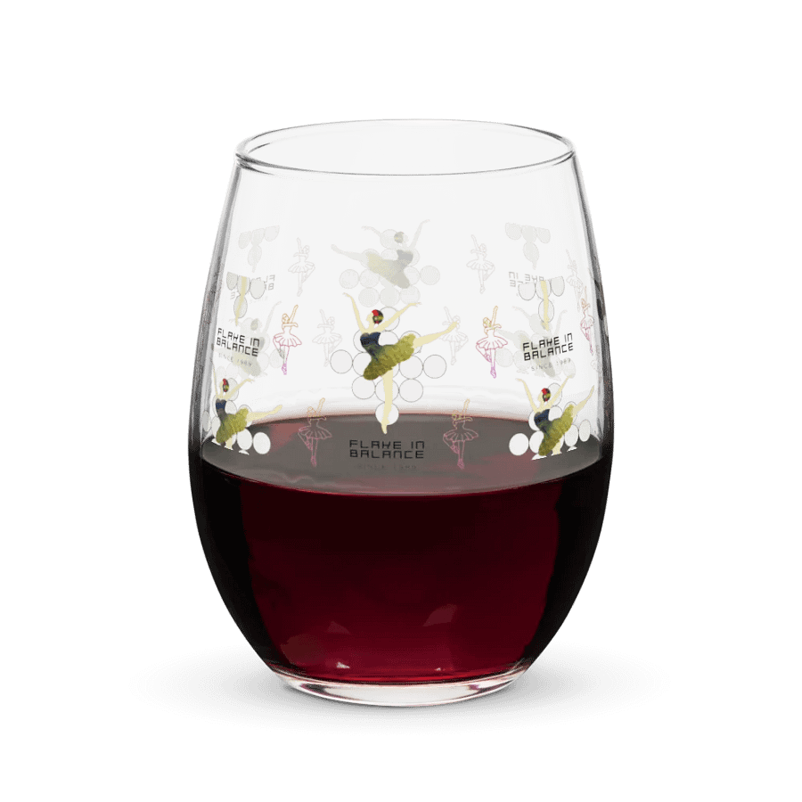 Flake in Balance Stemless Wine Glass product image (9)