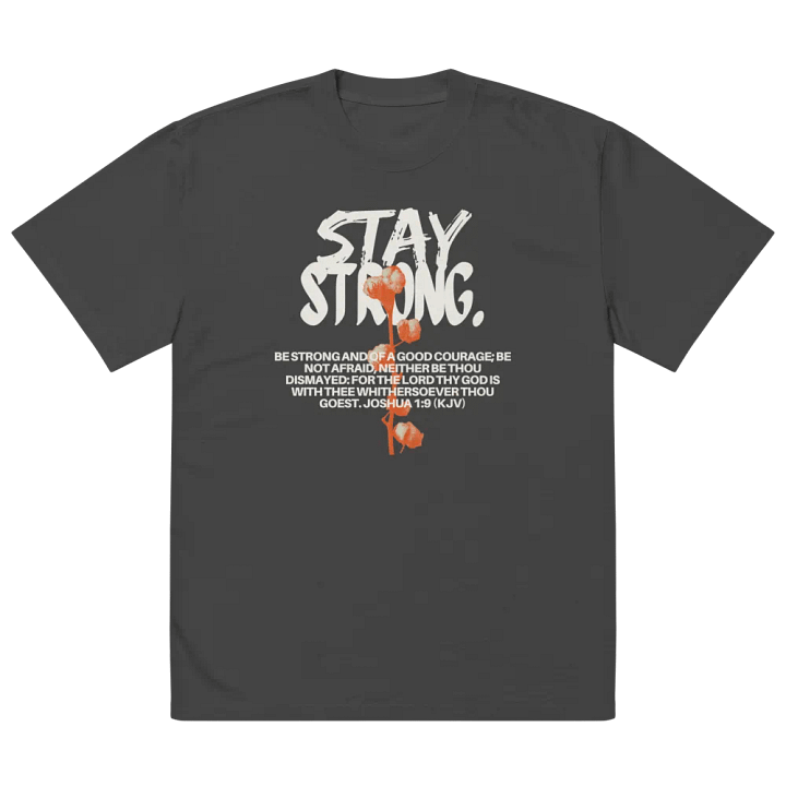 Stay Strong Premium Faded Tee product image (2)