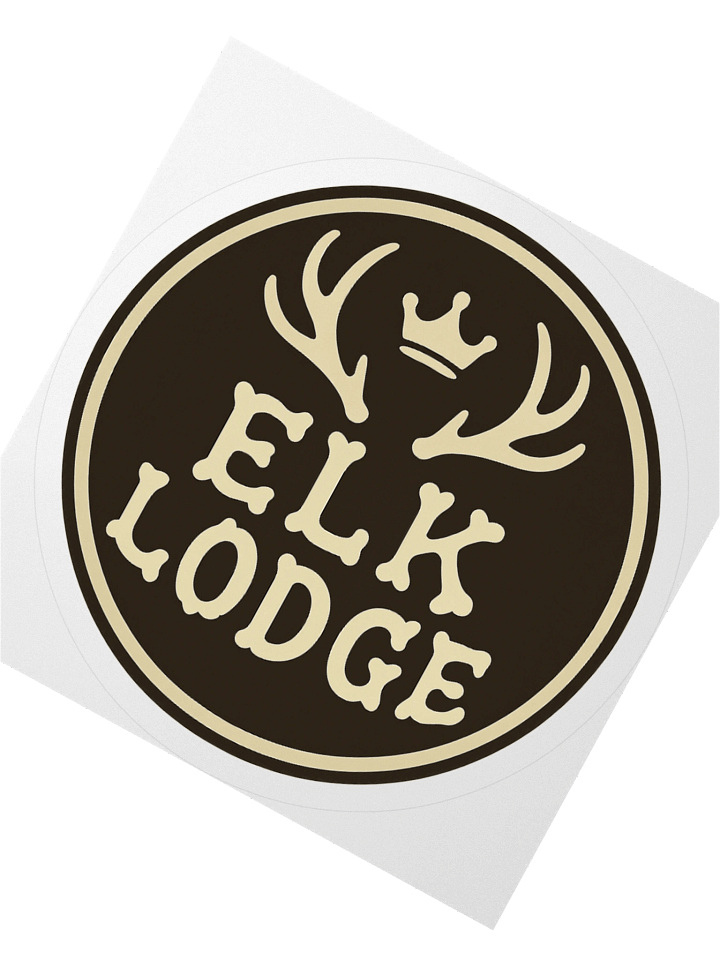 Royal Elk Lodge Kiss Cut Stickers product image (6)
