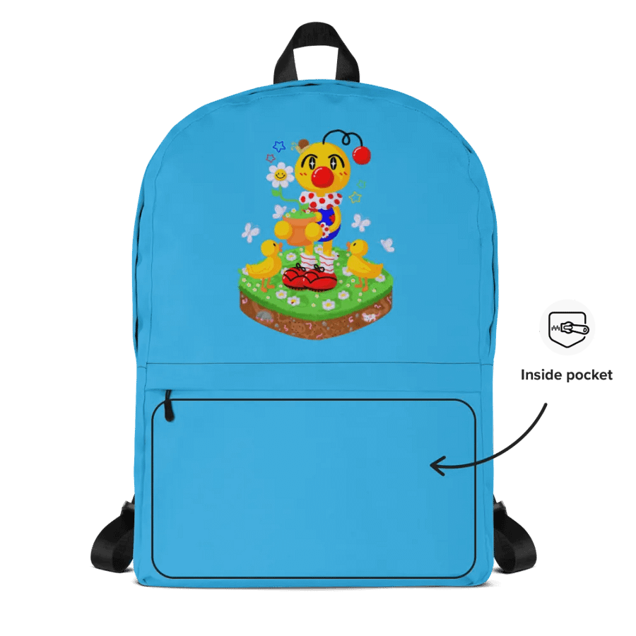 Blue Boyoyoing Flower Pot Island Backpack product image (5)