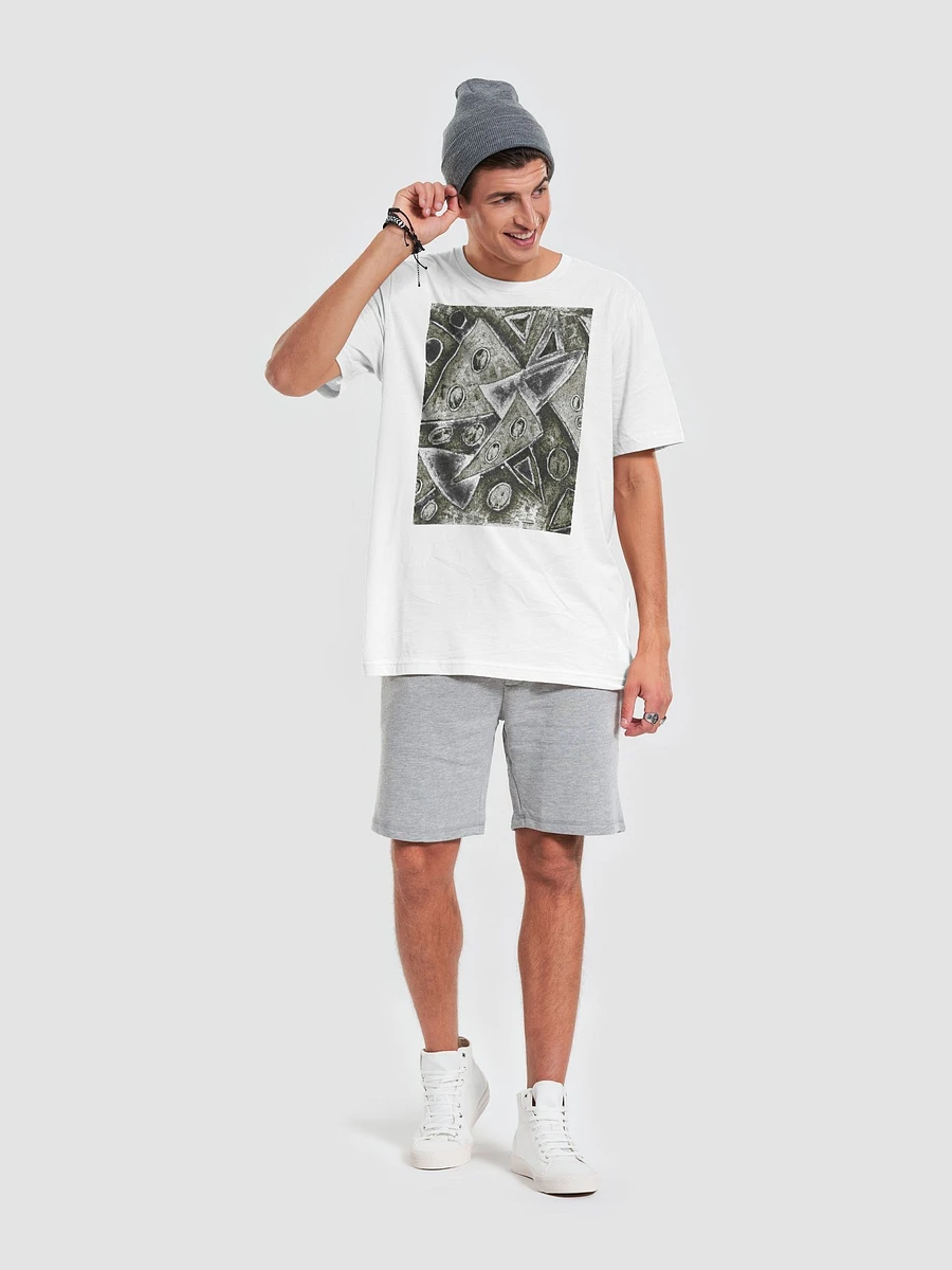 Abstract Monochrome Triangles Unisex T Shirt product image (4)