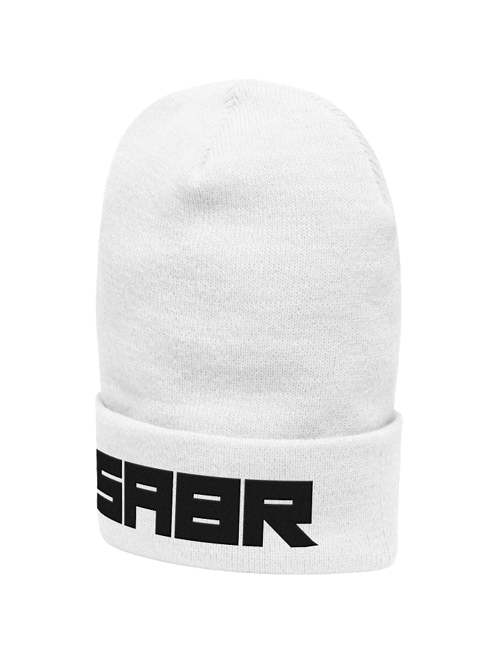 SABR Black Logo Unisex 12" Beanie product image (2)