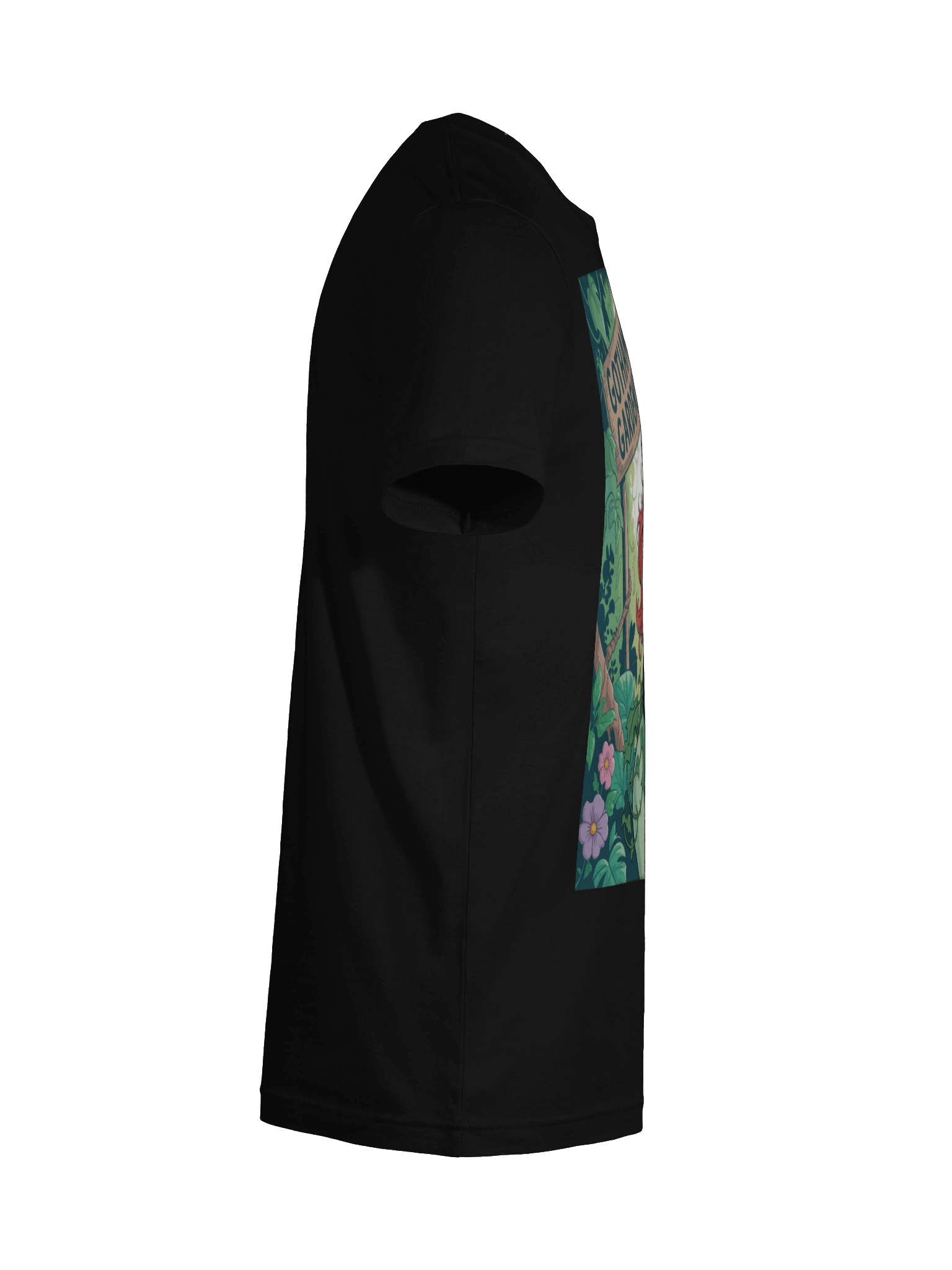 Gotham Gardens Embrace: Poison Ivy and Harley Quinn's Verdant Vines Graphic Tee product image (12)