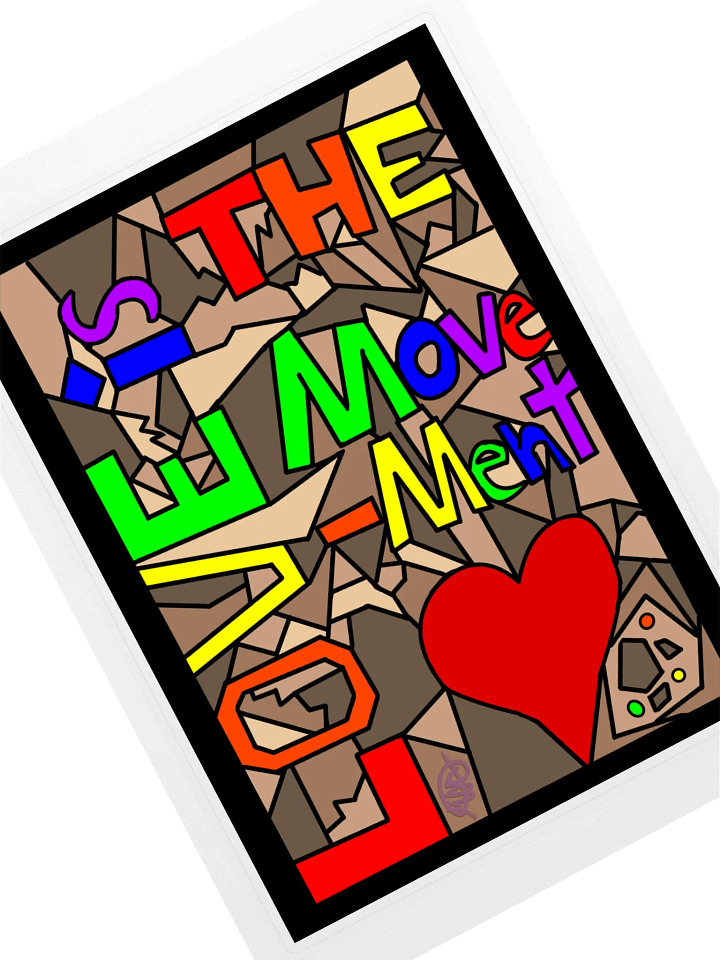 Love Is The Movement: Rainbow (Stickers) product image (1)