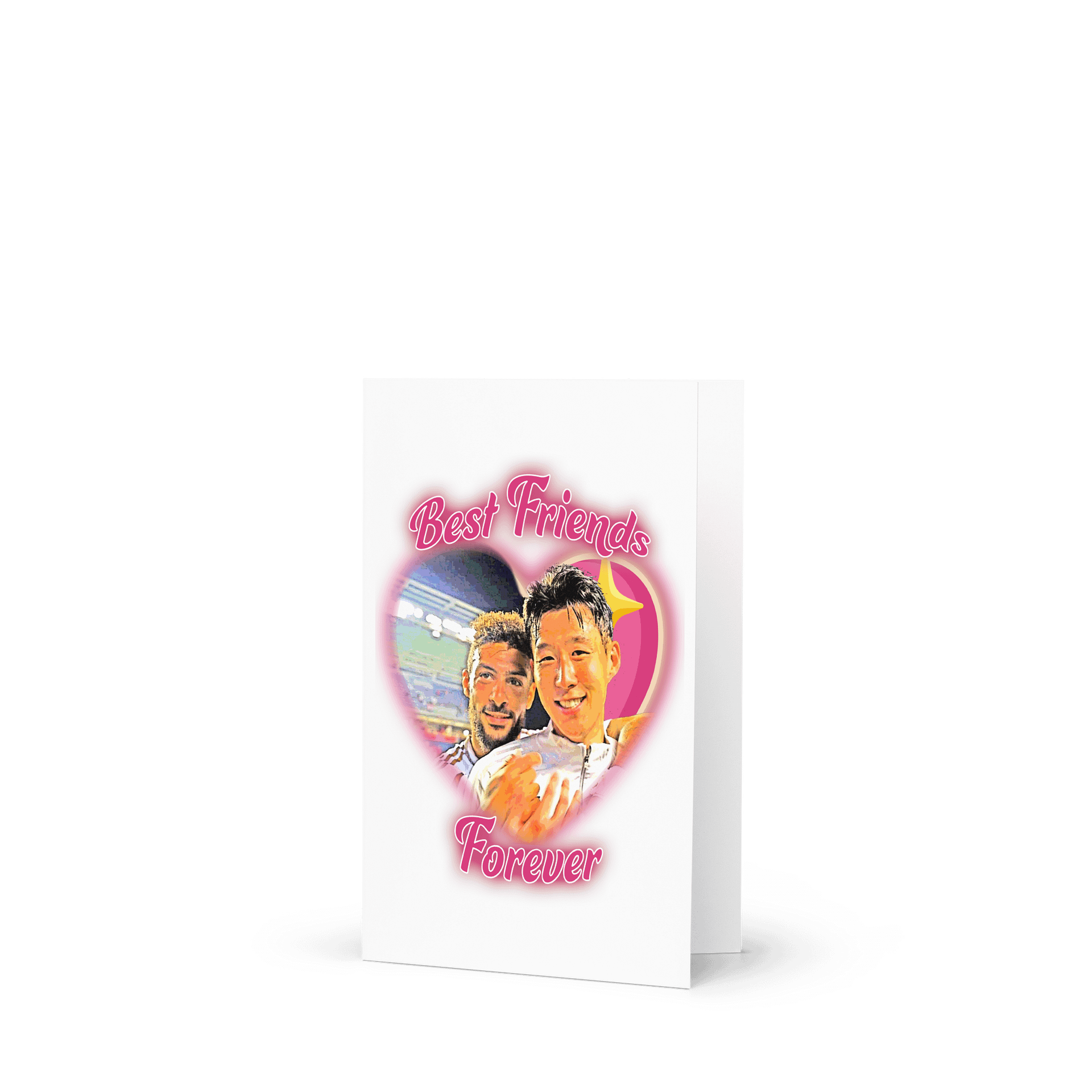 Son Heung-min / Denis Bouanga BFF Greeting Card product image (1)