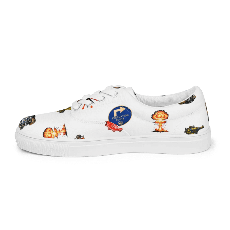 Apocalyptic Icons Canvas Shoes #fallout product image (11)