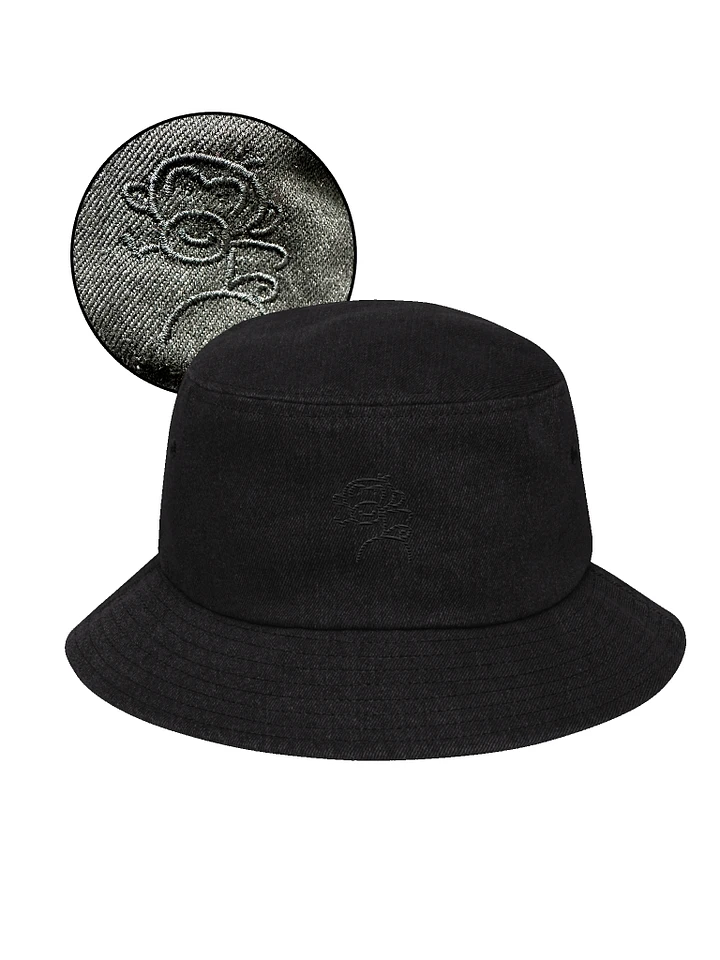 Black on Black Bandito Bucket Hat product image (1)