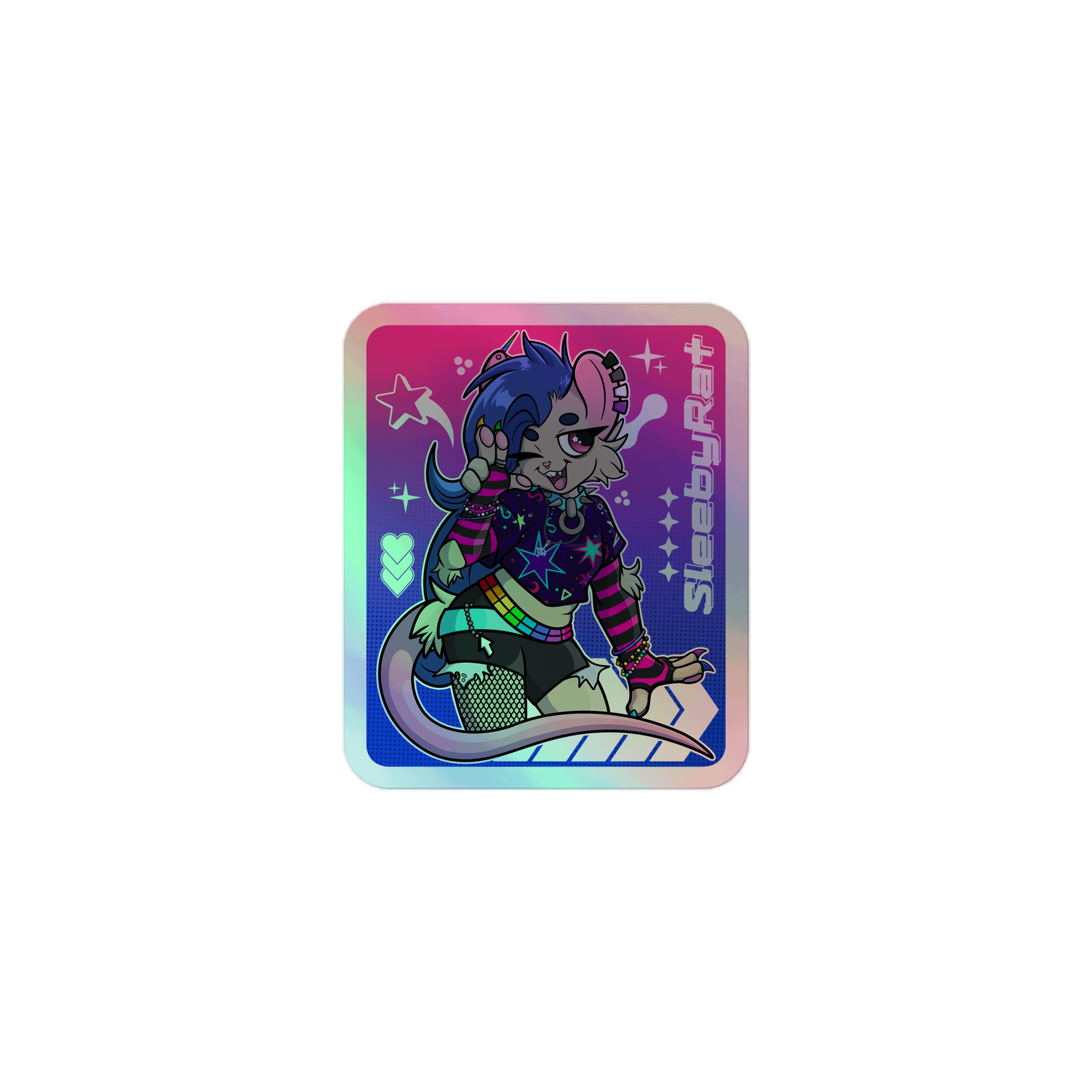 SleebyRat Holographic Sticker product image (1)