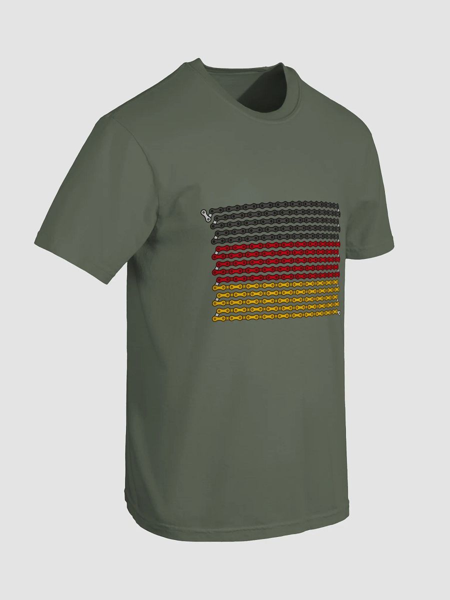 Germany Bike Chain Flag on Heavyweight Tee product image (3)