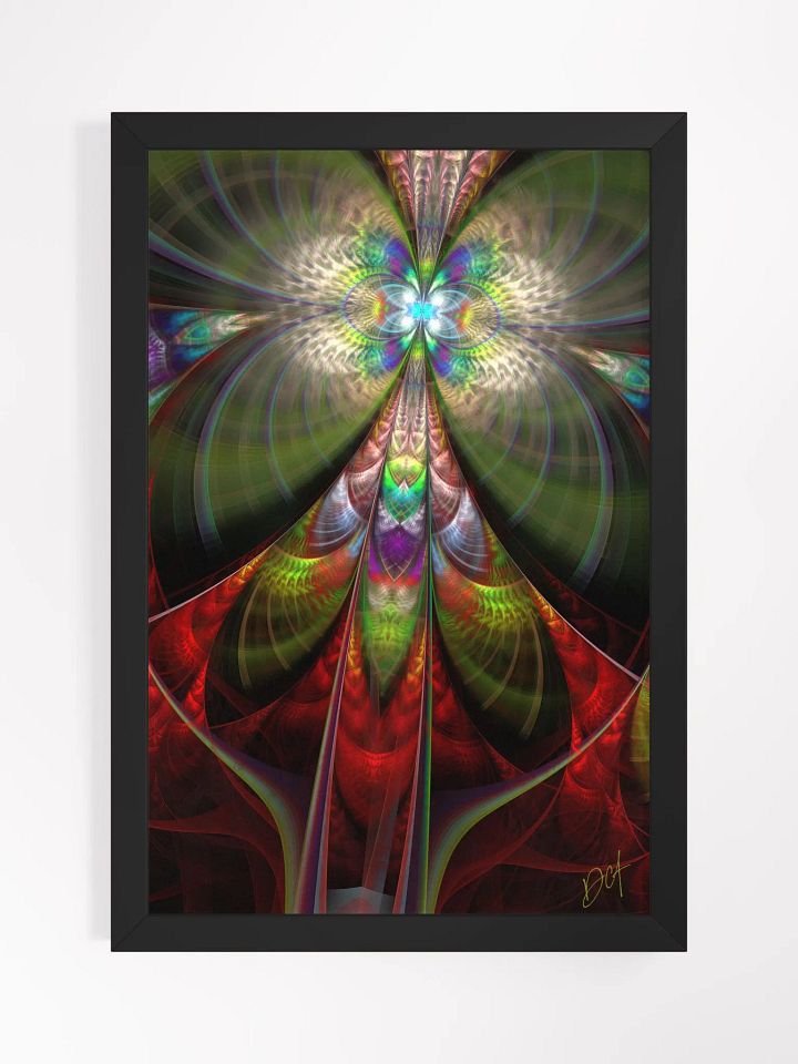Red Schmetterling Soul - Framed Matte Poster product image (1)