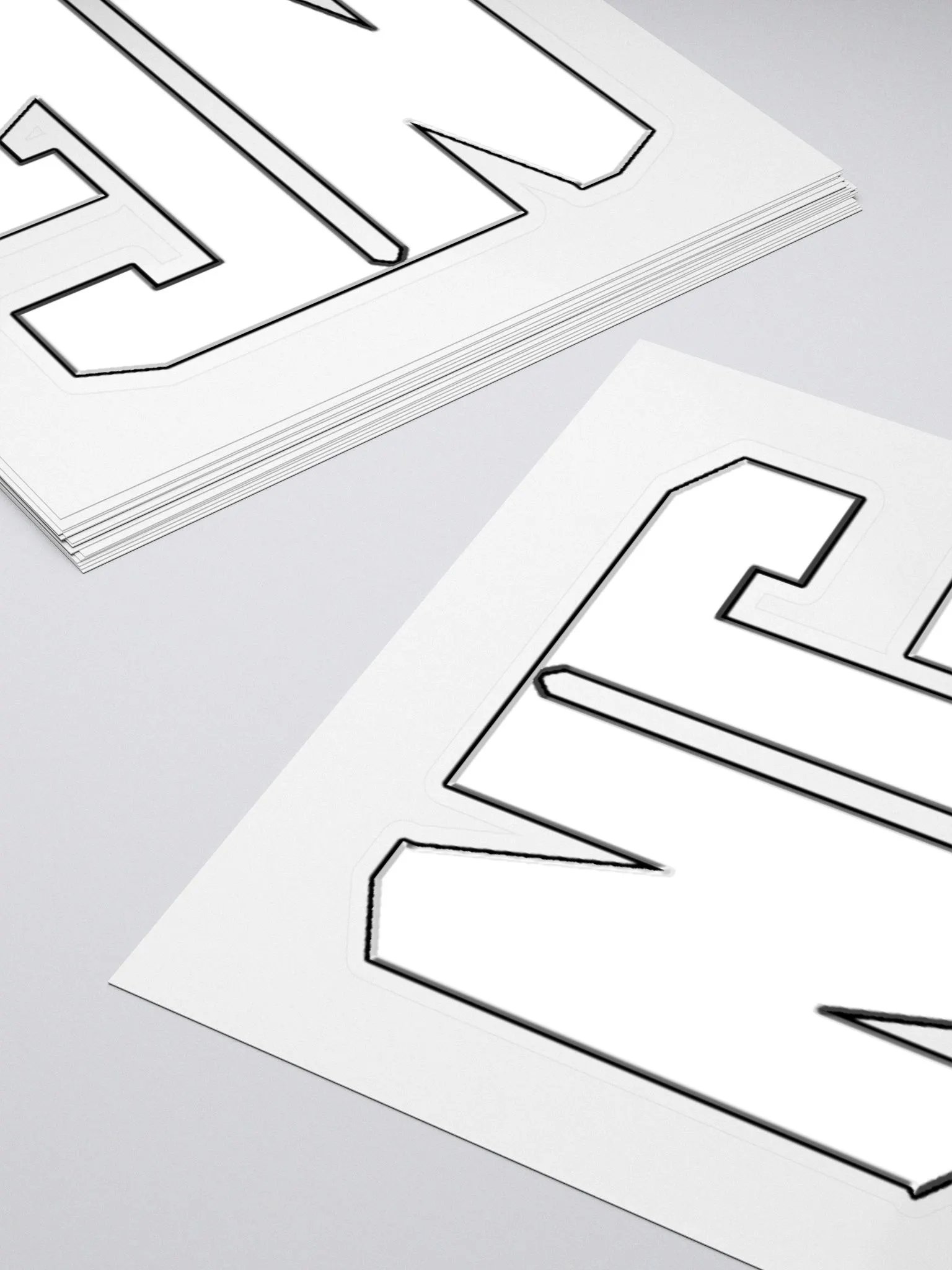 N.E.W. Gaming - White Logo Sticker product image (11)