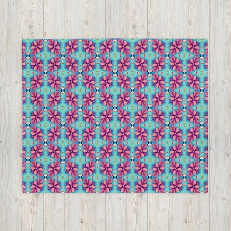 Blush & Bloom Throw Blanket product image (6)