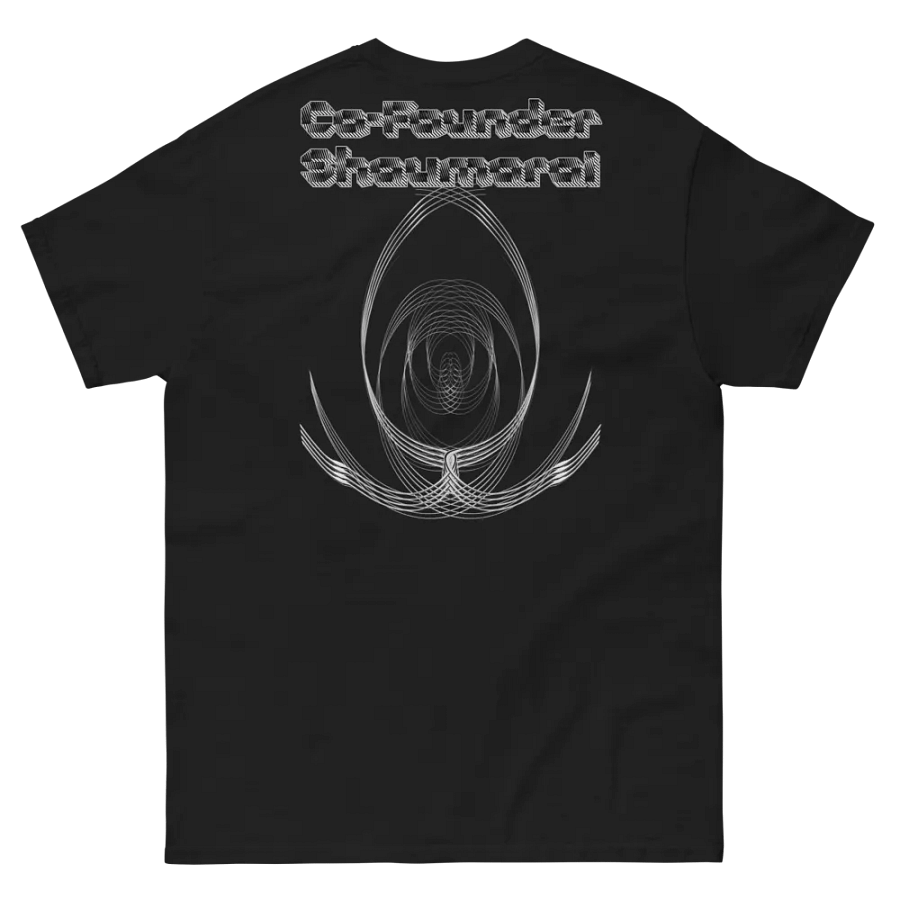 Heavyweight T-Shirti - Embroidered - Co Founder Shaumarai - White HApex Gear White Logo product image (3)
