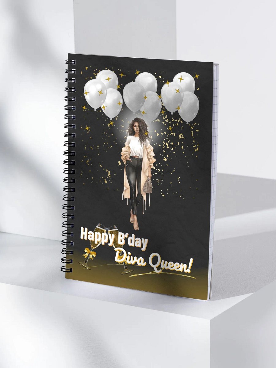 Diva Queen Birthday Notebook product image (4)