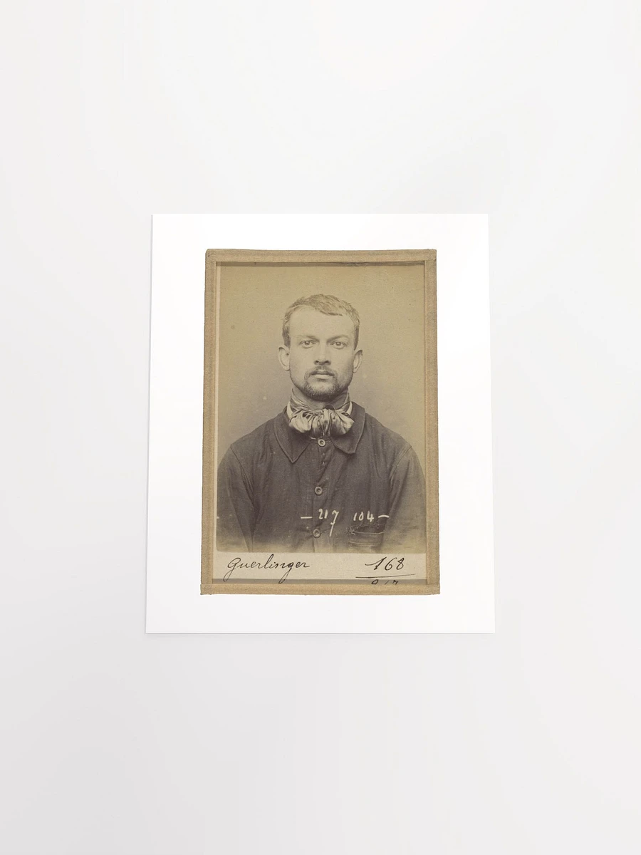 Pierre Guerlinger Mugshot By Alphonse Bertillon (1894) - Print product image (4)