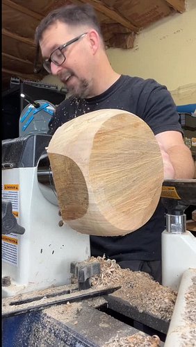 Turning a big bowl on the lathe is a whole workout — especially when it’s live edge.

Those larger blanks hit harder, take lo...