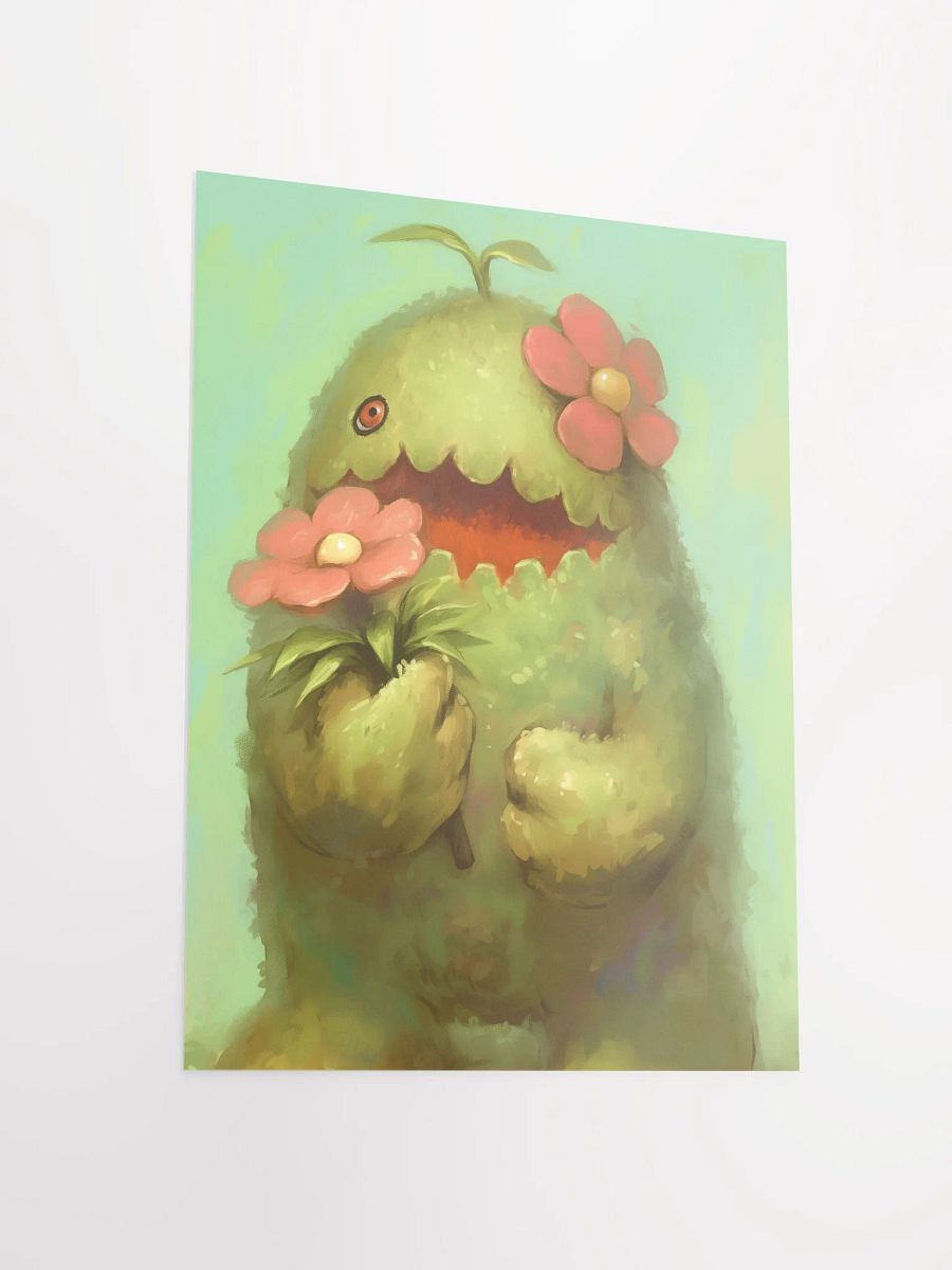Whimsical Plant Monster Poster product image (3)