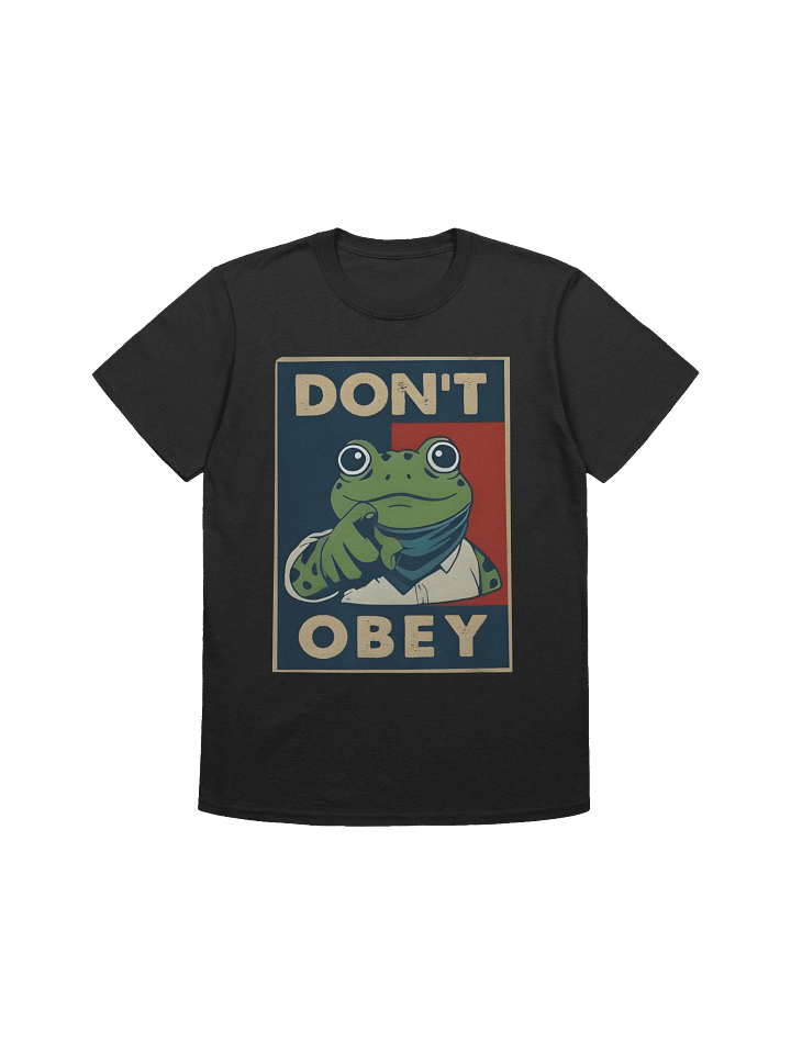 Don’t Obey Frog T-Shirt product image (1)