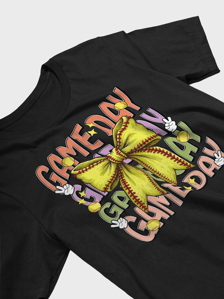 Game Day Bow Softball Extravaganza T-Shirt product image (2)