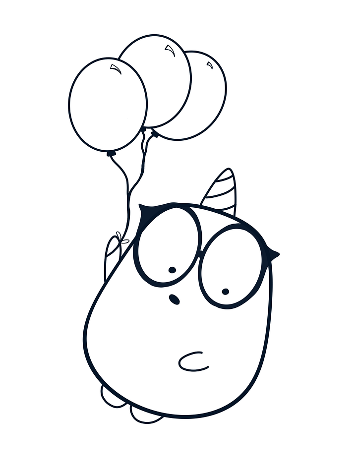 illy Balloons Coloring Page product image (1)