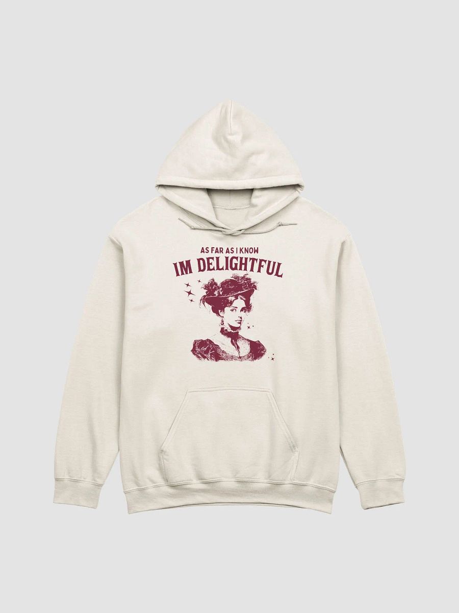 As far as I know I'm delightful Hoodie product image (1)