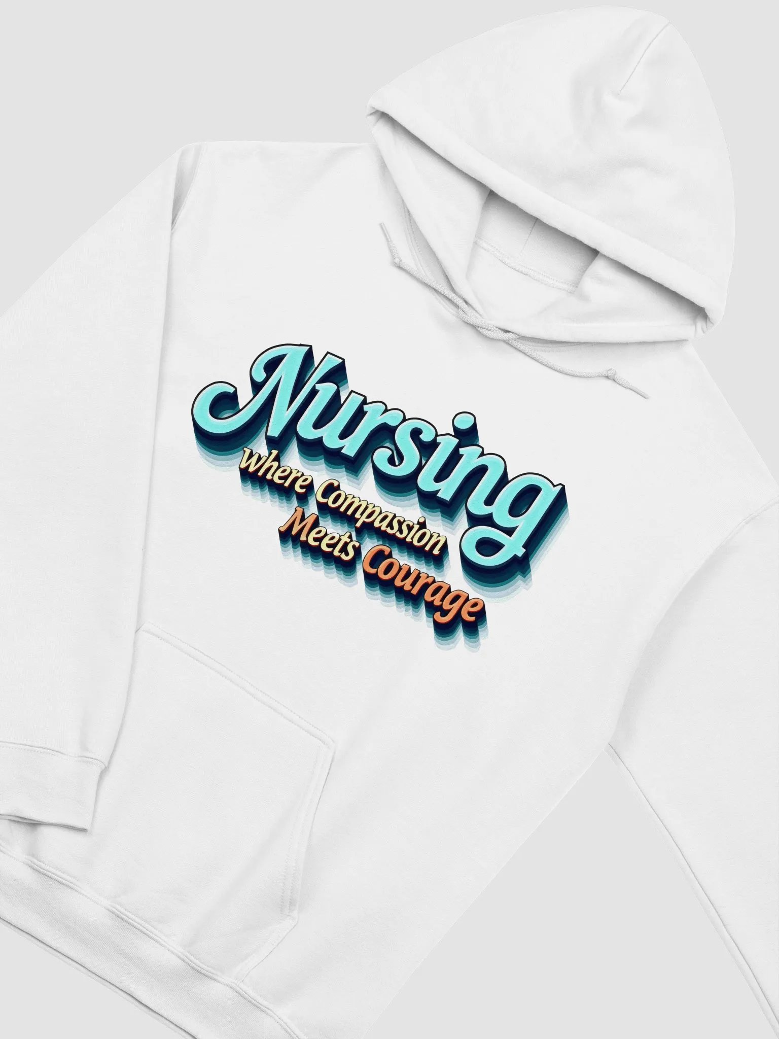 Nursing, courage, Compassion Hoodie product image (26)