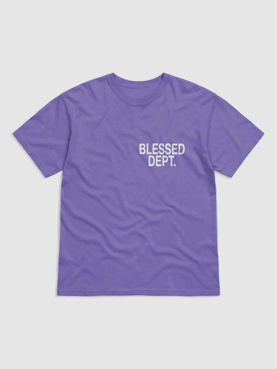 Blessed Dept. White Font T-Shirt product image (1)