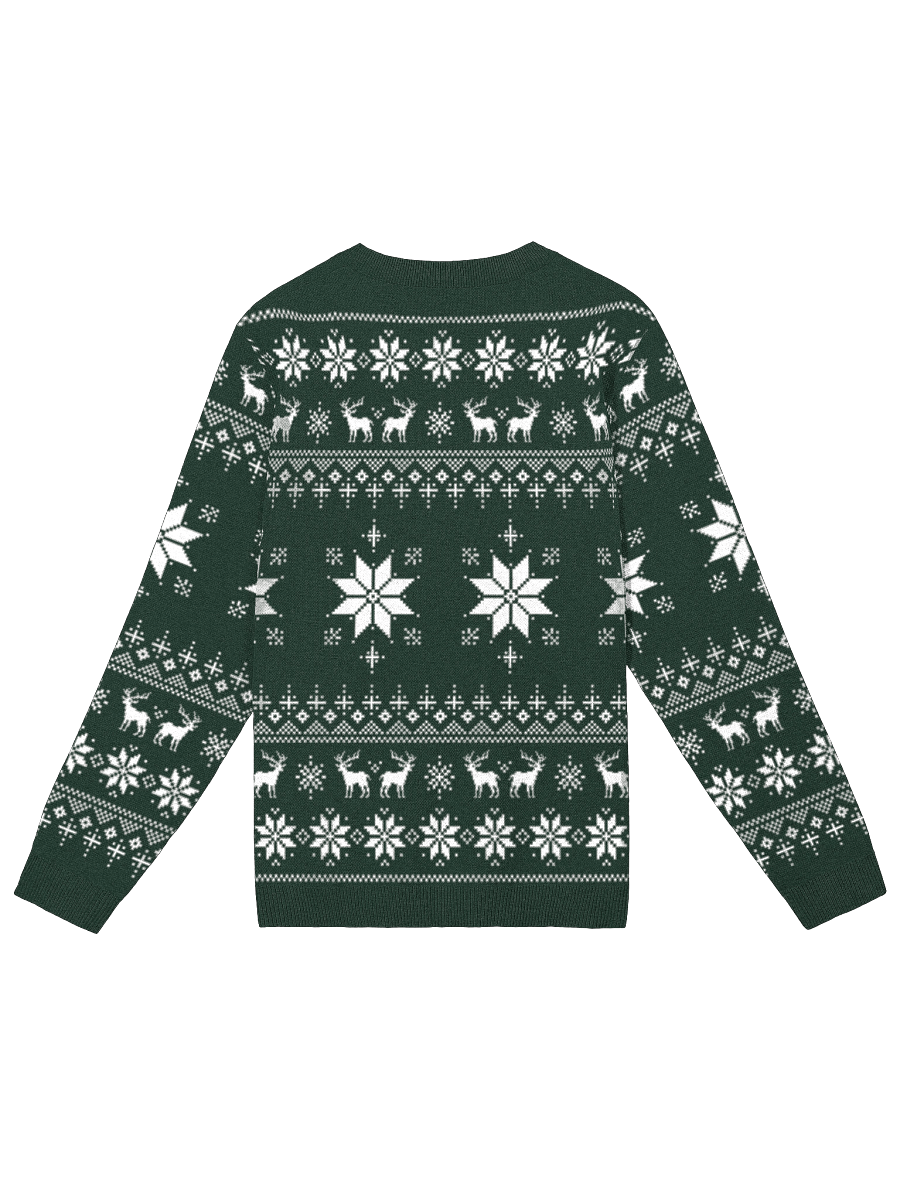 Trump Claus - Green - Knit Crewneck Sweater product image (2)