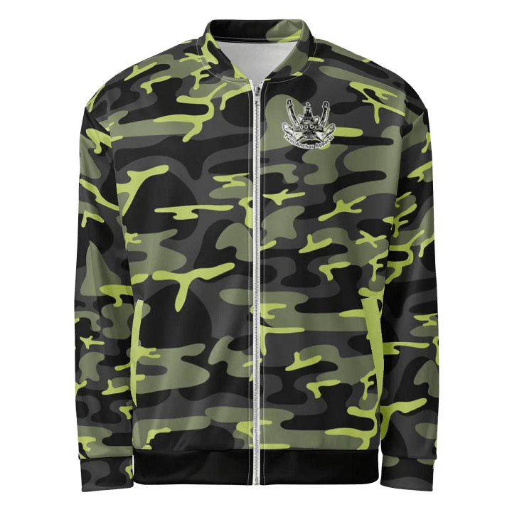 Copy of Twin Anchor Titan tug Green Camouflage Bomber Jacket product image (2)