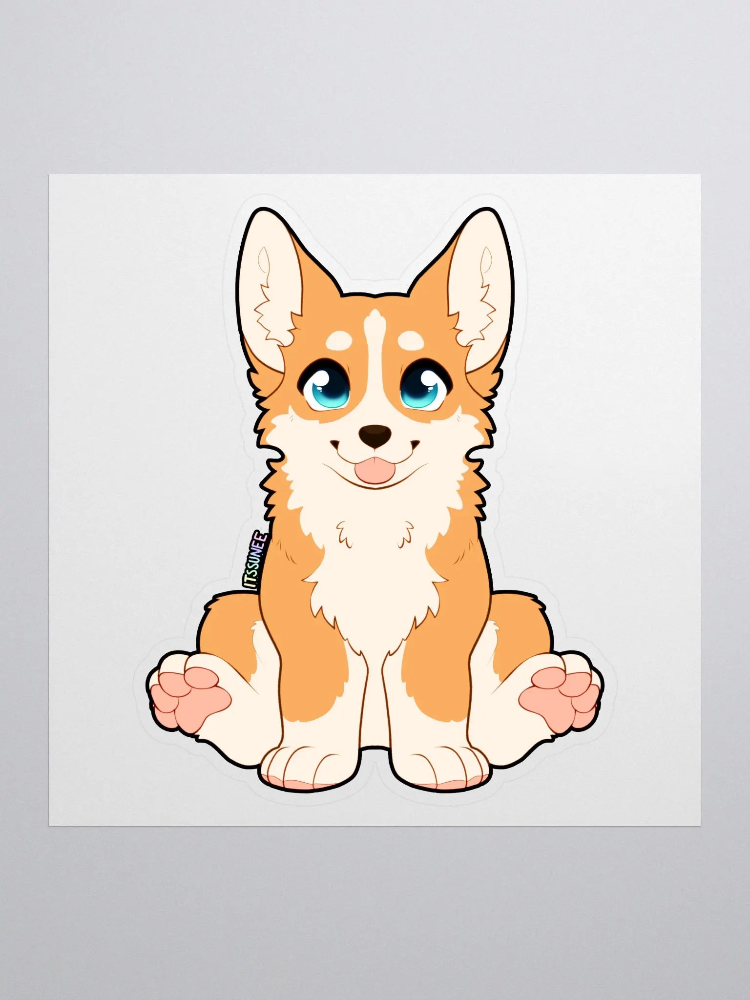 Simple Corgi Sticker product image (1)
