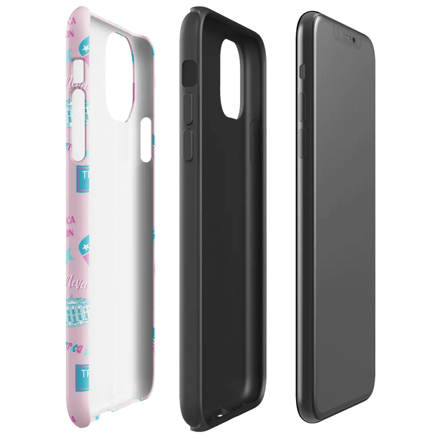 Trump 2024 Election-Themed Patriot Make America Great Again Pink Pattern Phone Case for iPhone product image (36)