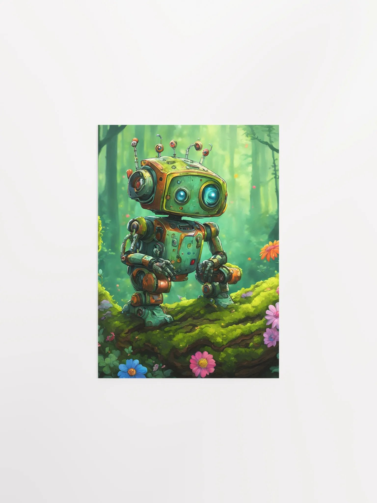 Exclusive Flower Robot Poster product image (3)