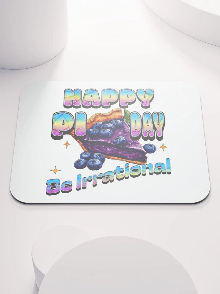Happy Pi Day Be Irrational Mouse Pad product image (2)