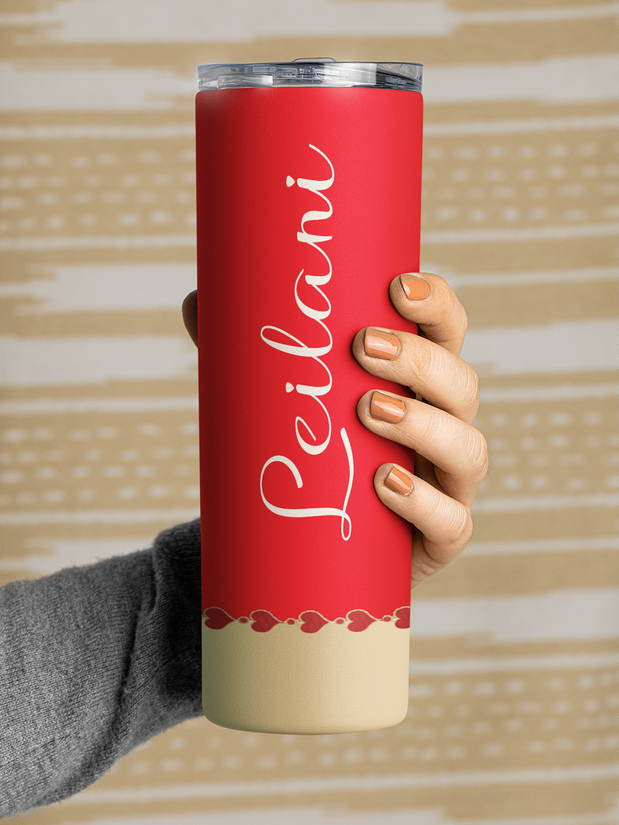 Metal Heart Skinny Tumbler Wrap product image (3)