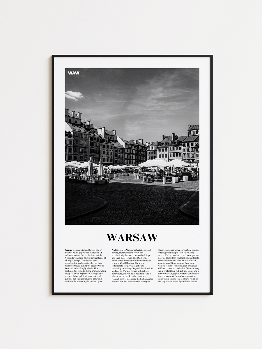 Warsaw 03 Newspaper Poster product image (1)