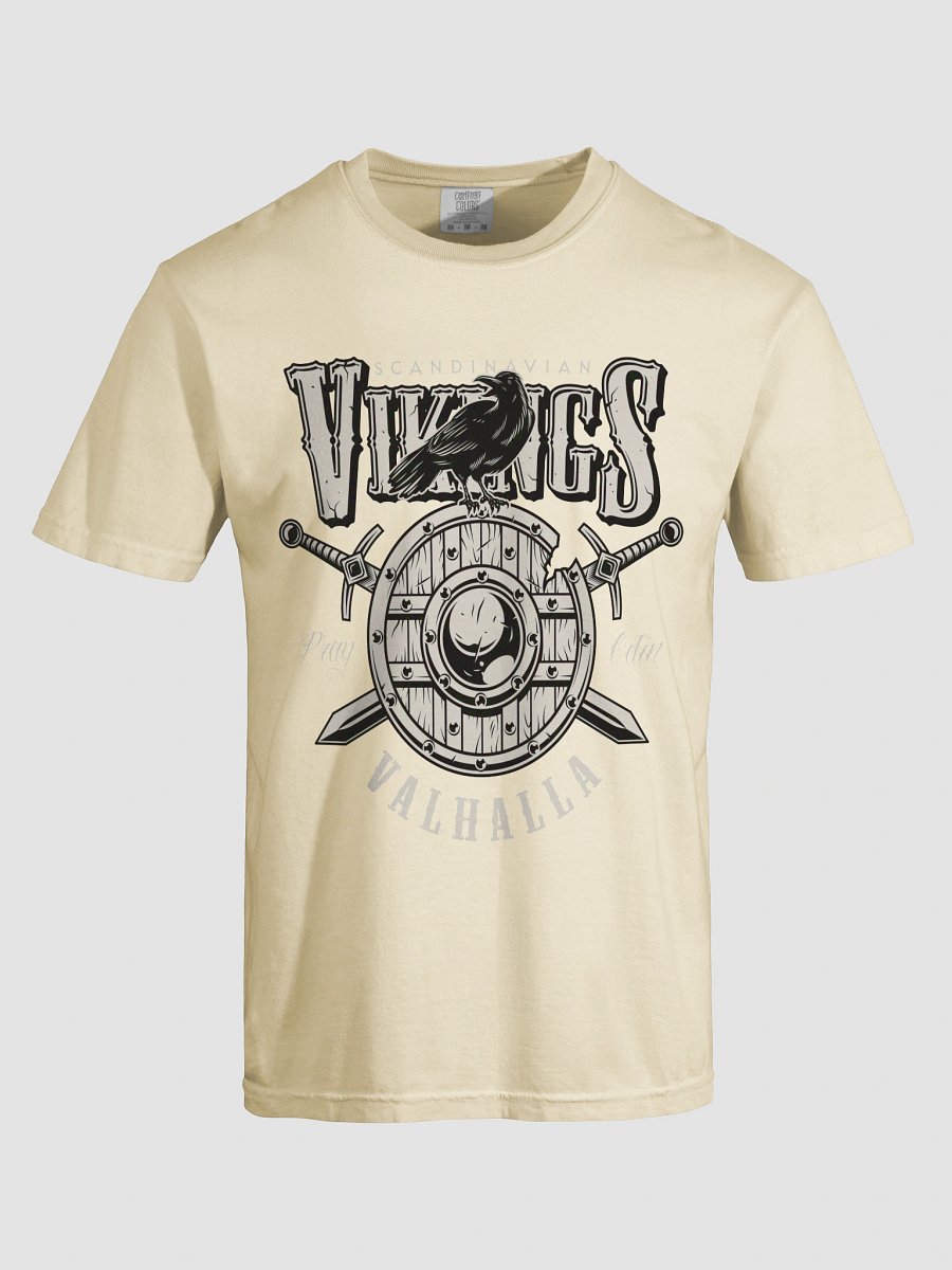 Nordic Raven Shield Unisex T-Shirt product image (37)