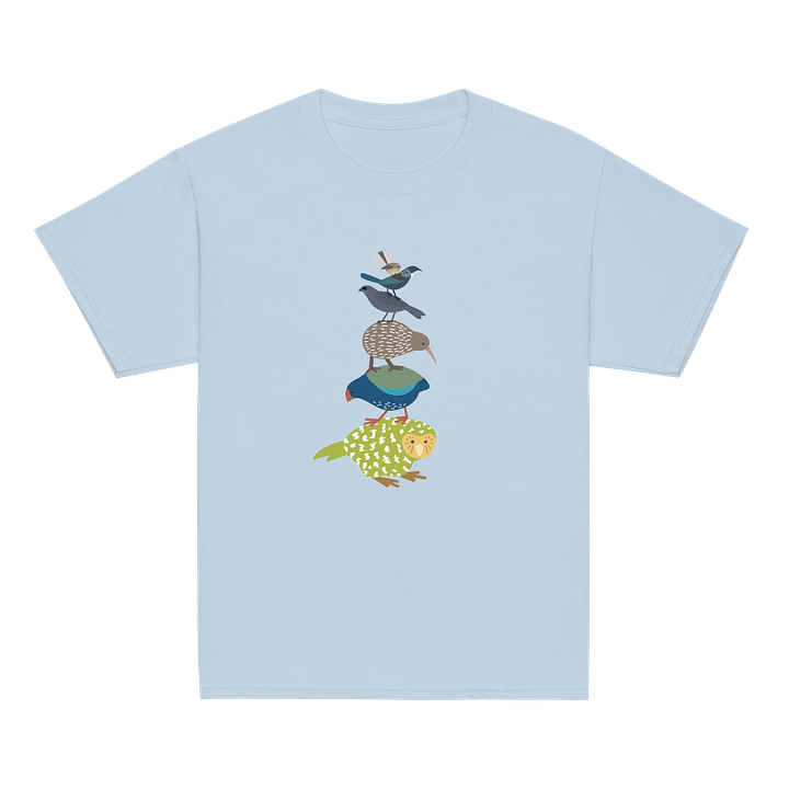 NZ Bird Stack - Unisex Kids Tee product image (1)