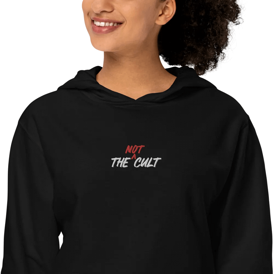 Not-Cult Embroidered Hoodie (DARK) product image (11)