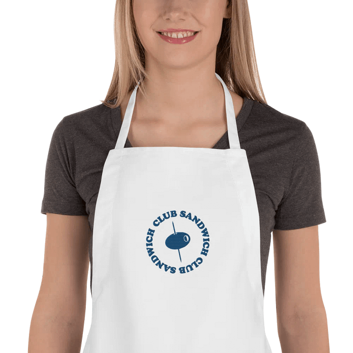 Club Sandwich Club Embroidered Apron product image (1)