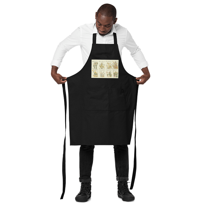 Flora’s Feast Apron – Vintage Botanical Elegance by Dr. Mac product image (2)