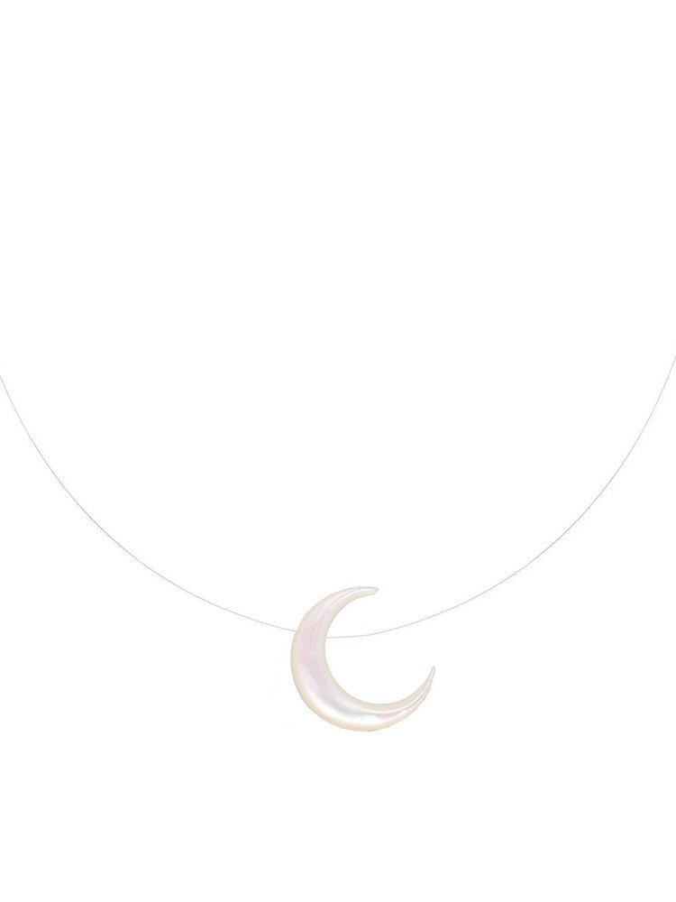 Shell Moon Necklace | 18K Gold Plated product image (1)