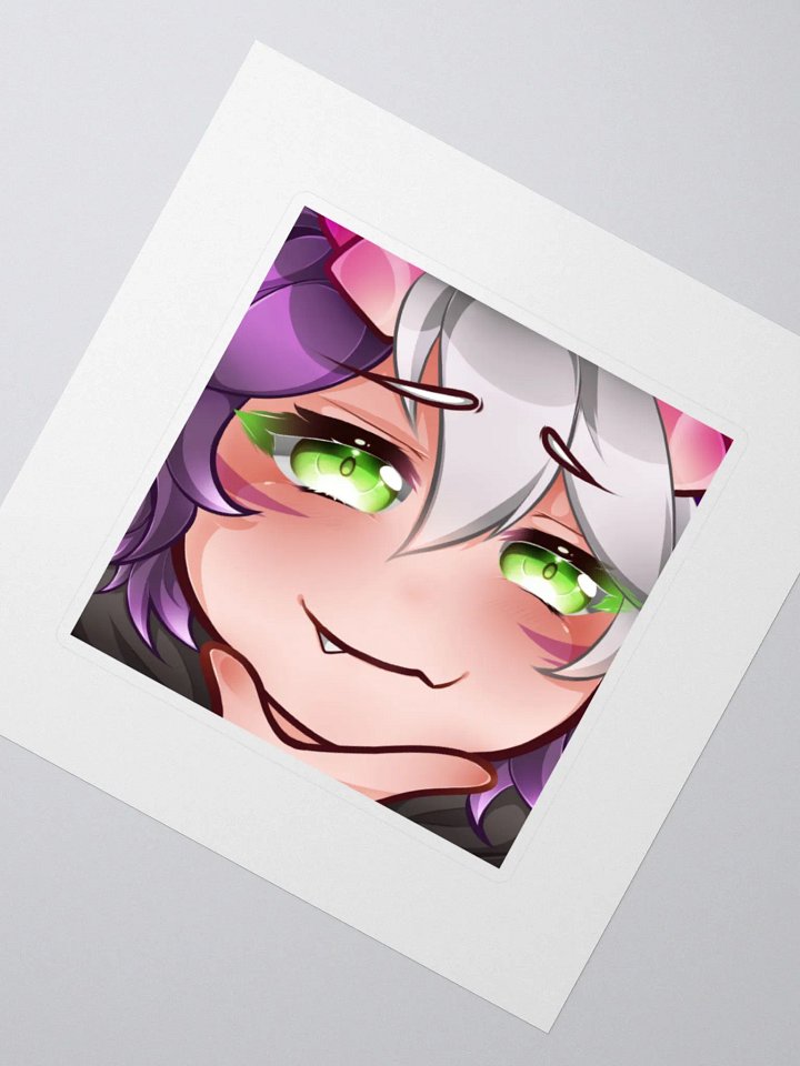 Loki Smug Emote Kisscut Sticker (Multiple Sizes) product image (2)