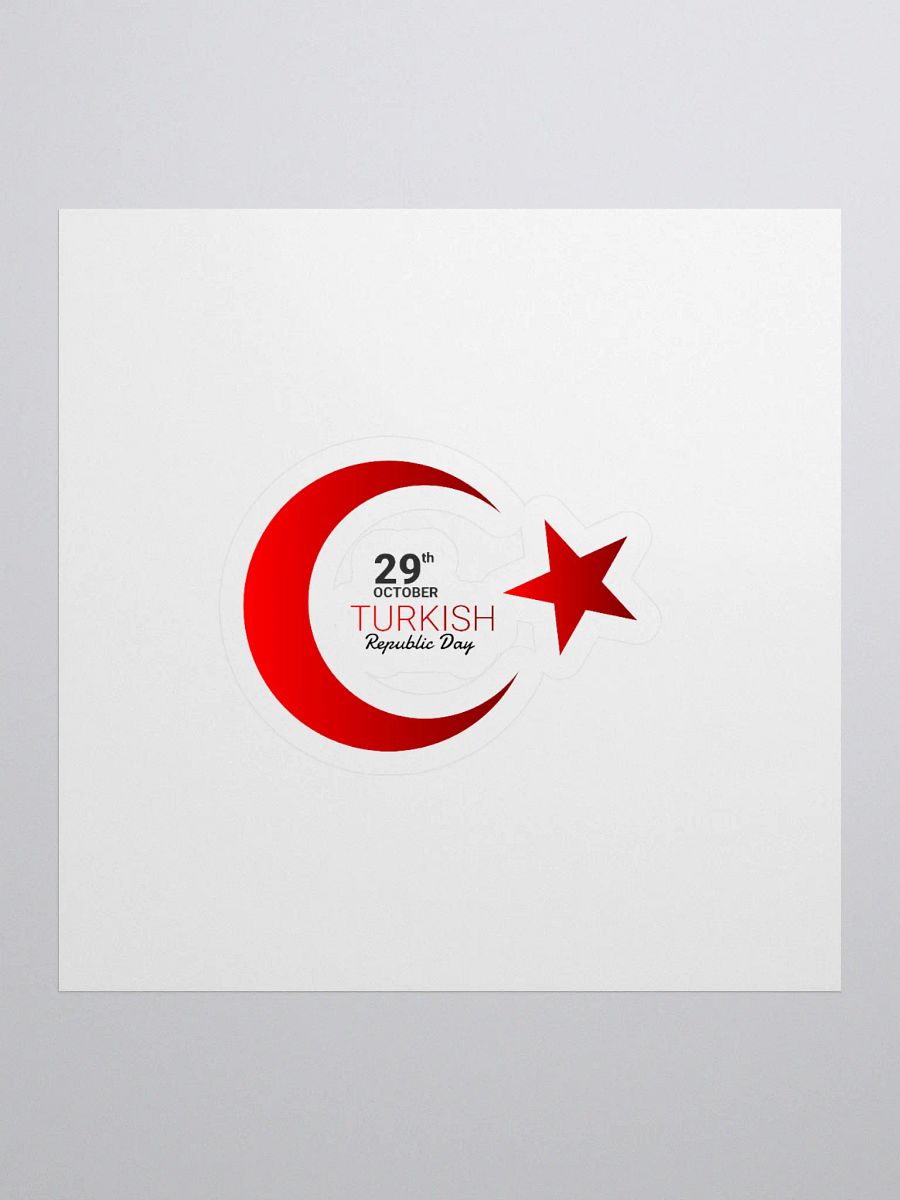Celebrating 29th October Sticker product image (1)