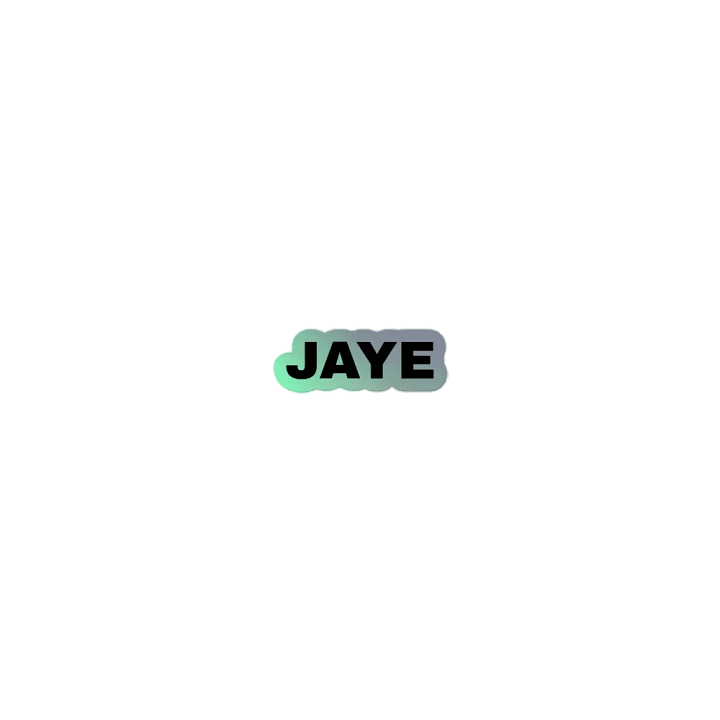 JAYE HOLOGRPAHIC STICKER product image (1)