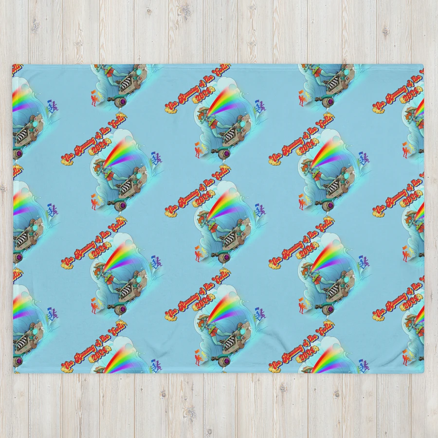 Running of the Trolls Rainbow Blanket Pattern product image (4)