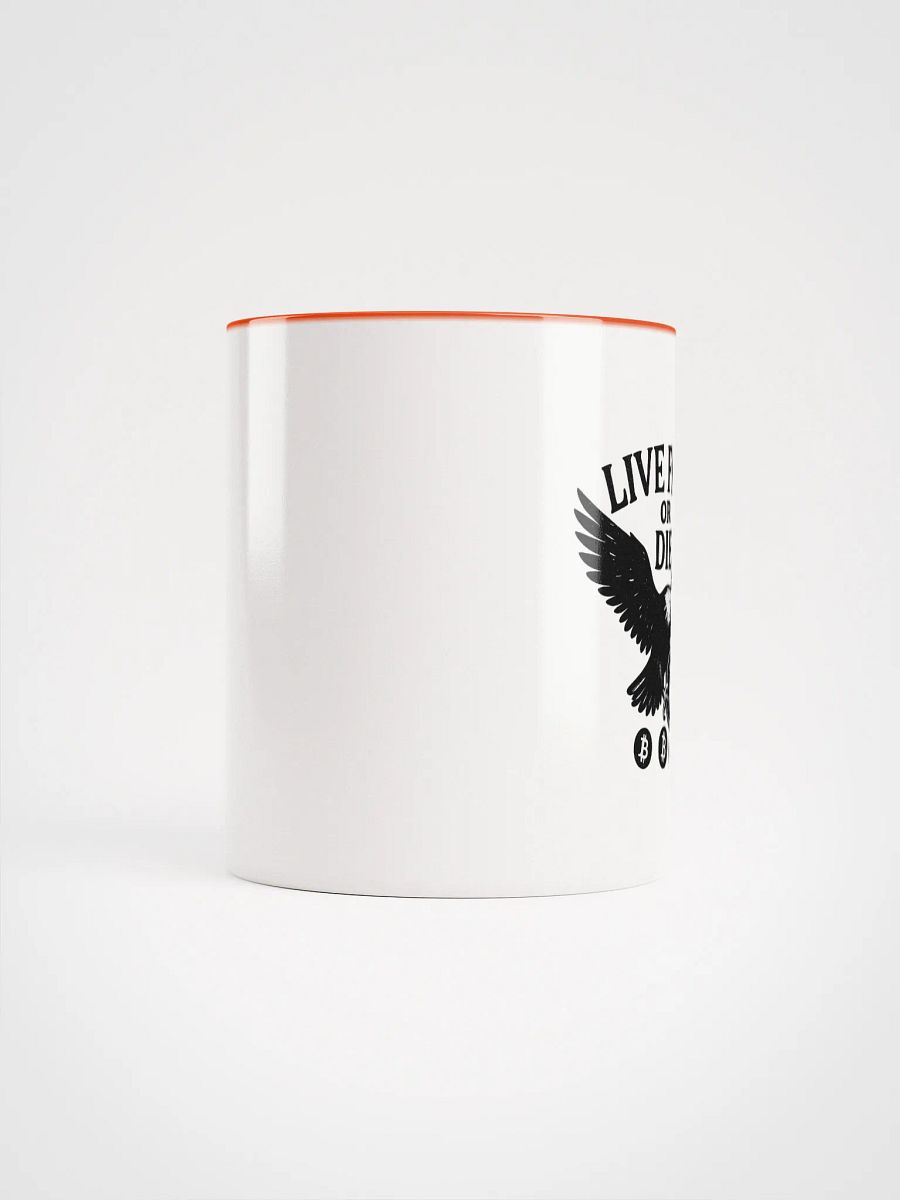 Live Free or Die Orange Mug product image (5)