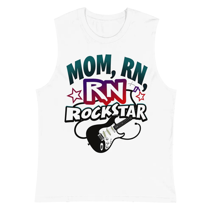 Rockstar Mom RN Muscle Tank product image (2)