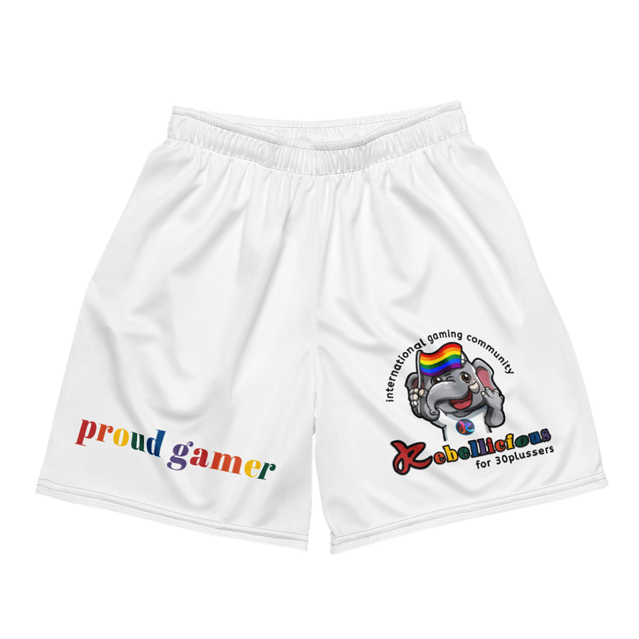 Unisex Shorts Proud Gamer White product image (3)