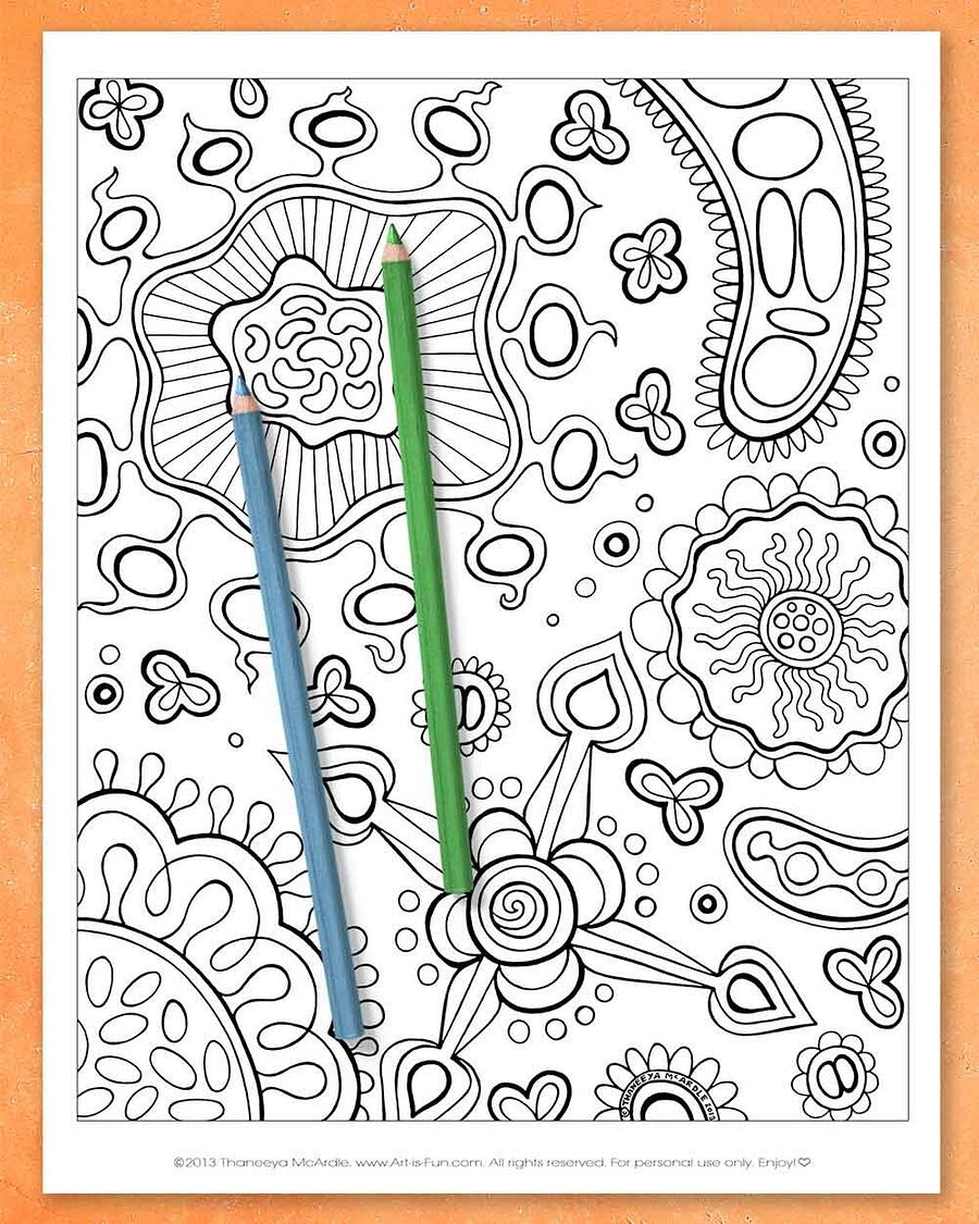 Abstract Coloring Pages product image (3)