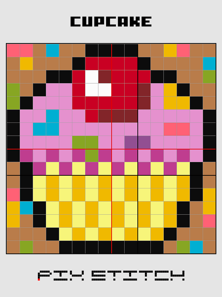 Cupcake Pixel Art product image (2)